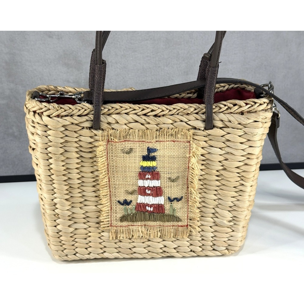 COASTAL LIGHTHOUSE HANDBAG Crossbody Purse Nautical Beach Seaside Ocean Vacation